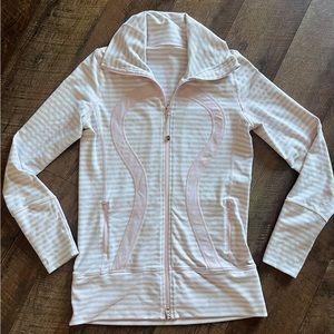 Lululemon Jacket Pink White Size 8